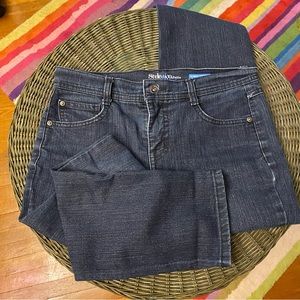 6p Style & Co tummy control dark wash jeans